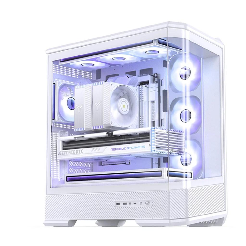 JONSBO D400 Mini-ITX / M-ATX / ATX Case PC | WHITE