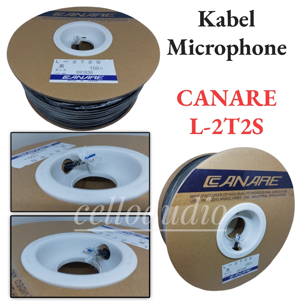 Kabel Microphone CANARE L-2T2S (1 Roll) Kabel Mic L2T2S