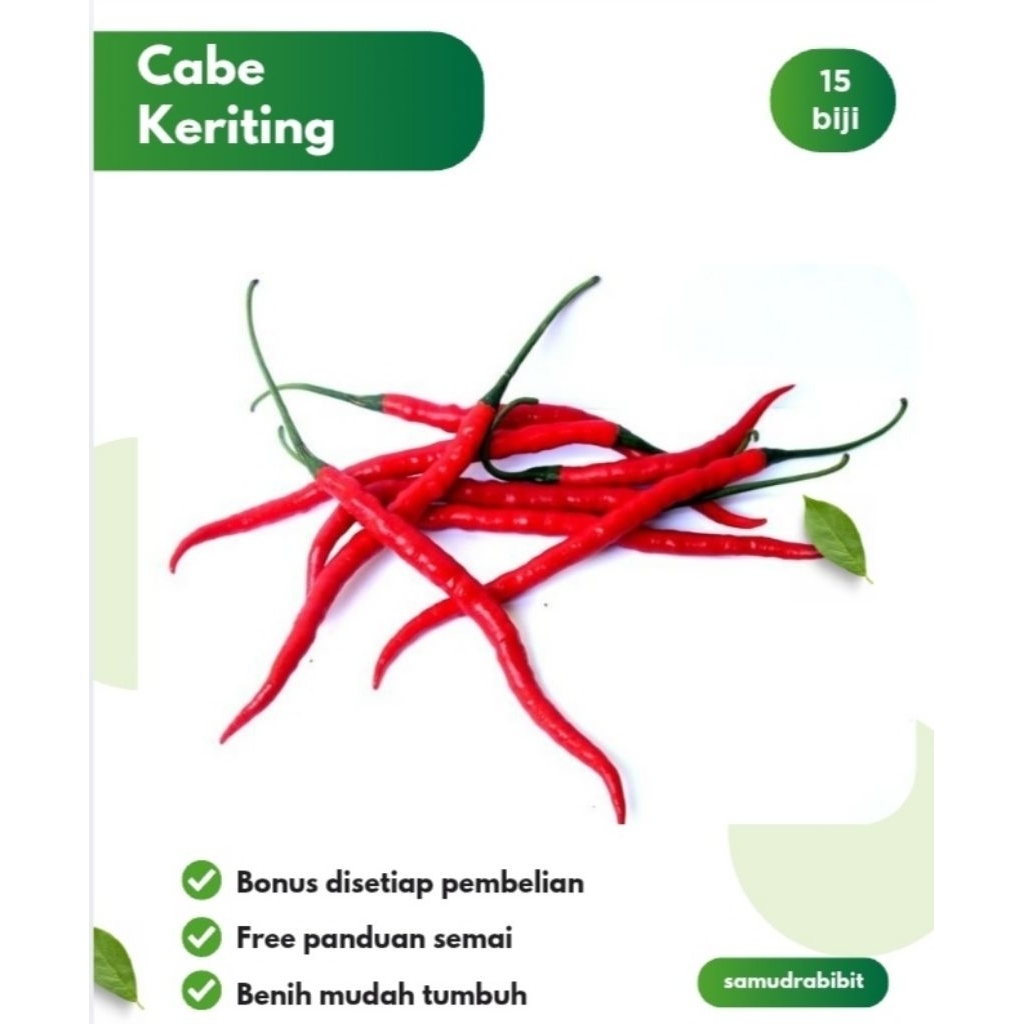 Benih Cabe Keriting Halbanero F1 Hibrida