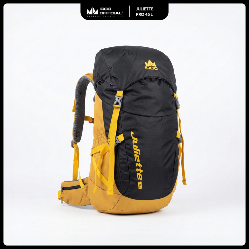 IRCO Juliet Carrier Ultralight 45 Liter Free Raincover - Tas Pendaki Gunung Ransel Camping Outdoor