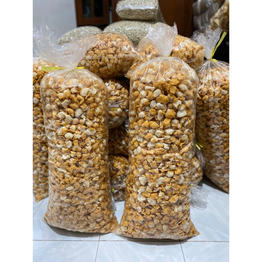 Siomay Kering Mini 5Kg Khas Bandung – Baso Aci Kering Gurih & Renyah | Snack & Toping Seblak | Grosi