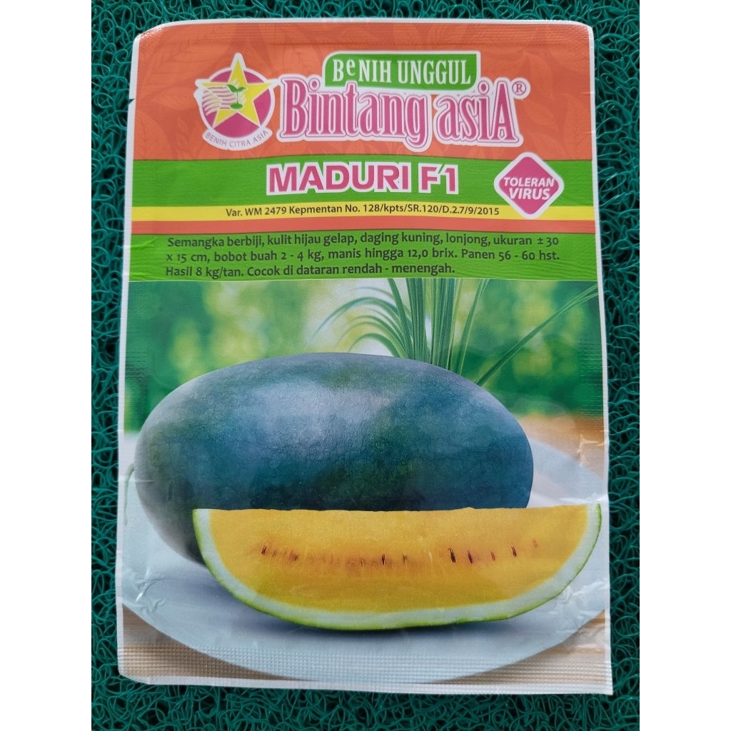 bibit semangka maduri f1 expaierd 18.05.26 kemasan pabrik ori