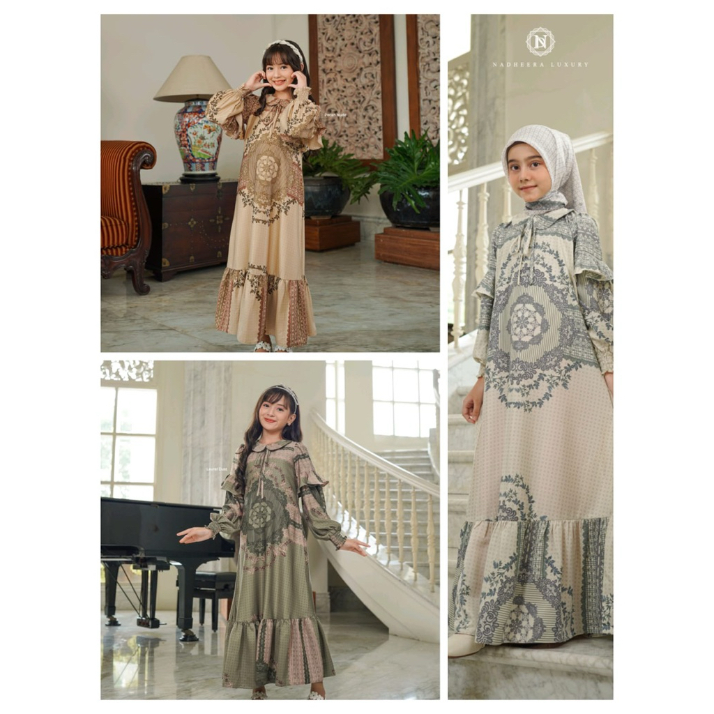 CHANDRAMAYYA DRESS KIDS GAMIS ANAK SARIMBIT 2026 BY NADHEERA LUXURY