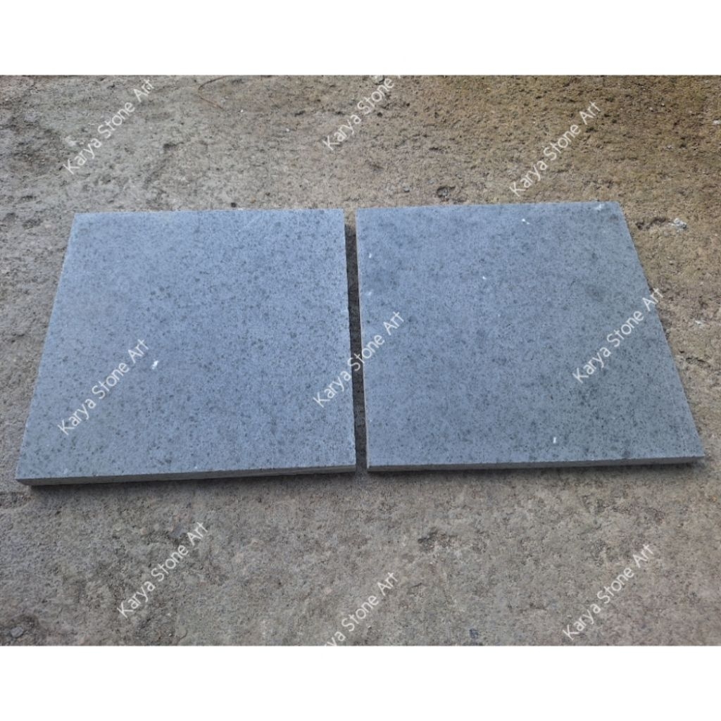 Batu Andesit Honed 20x20cm | Batu Alam Andesit Matte | Batu Andesit Honned | Batu Andesit Abu