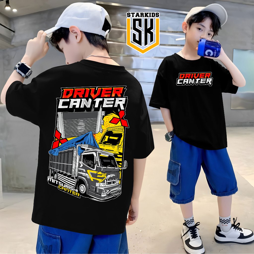 T-shirt Kaos ANAK DRIVER CANTER Distro, Driver Canter Kaos Driver Muda