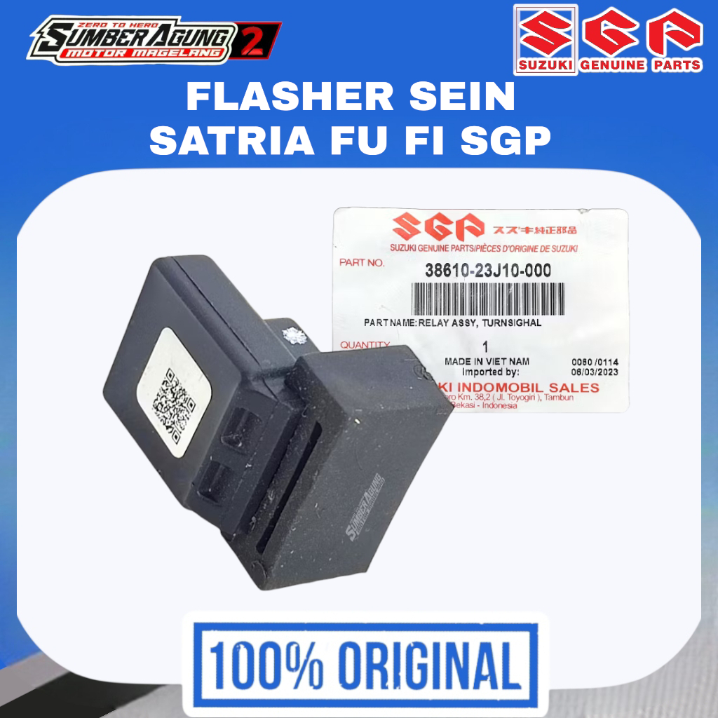 RELAY FLASHER SEIN SUZUKI SATRIA FU FI INJEKSI GSX 150R ORIGINAL SGP