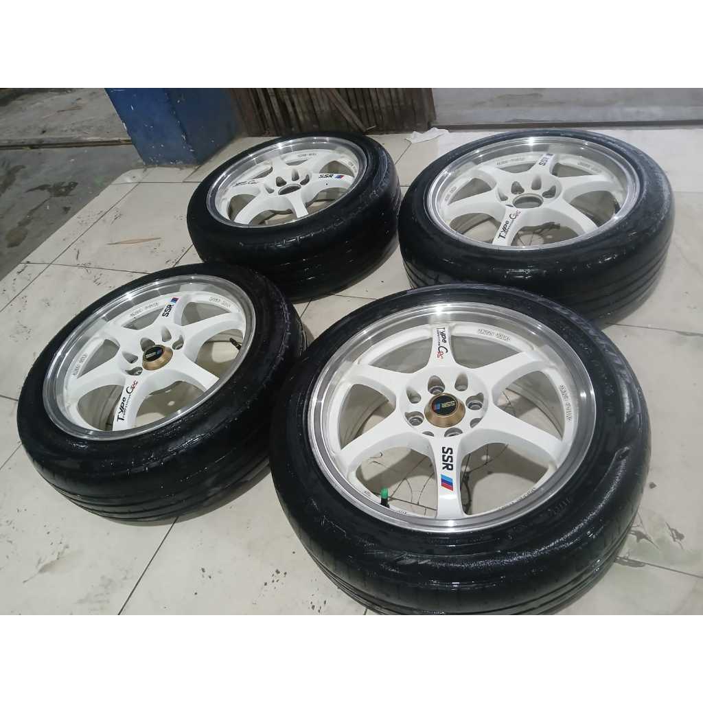 Velg racing ssr type c r16 h4x100/114+ban 195 50 r16
