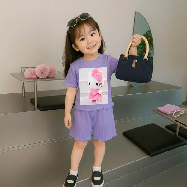 Baju Setelan Anak Perempuan Lucu Kekinian Usia 0 1 2 3 4 5 Tahun