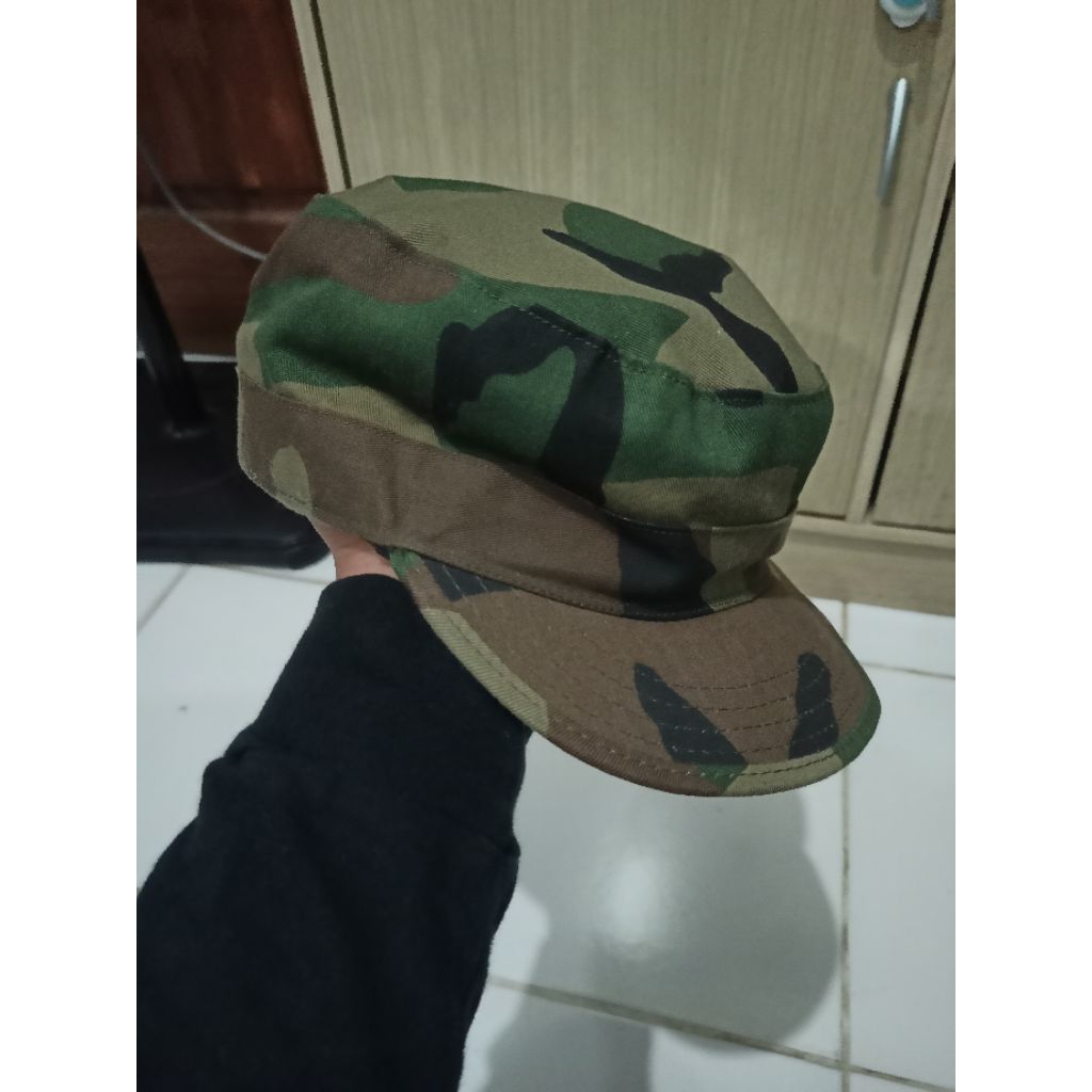 TOPI LORENG BDU CAP COMBAT BDU MOTIF LORENG SIZE 7