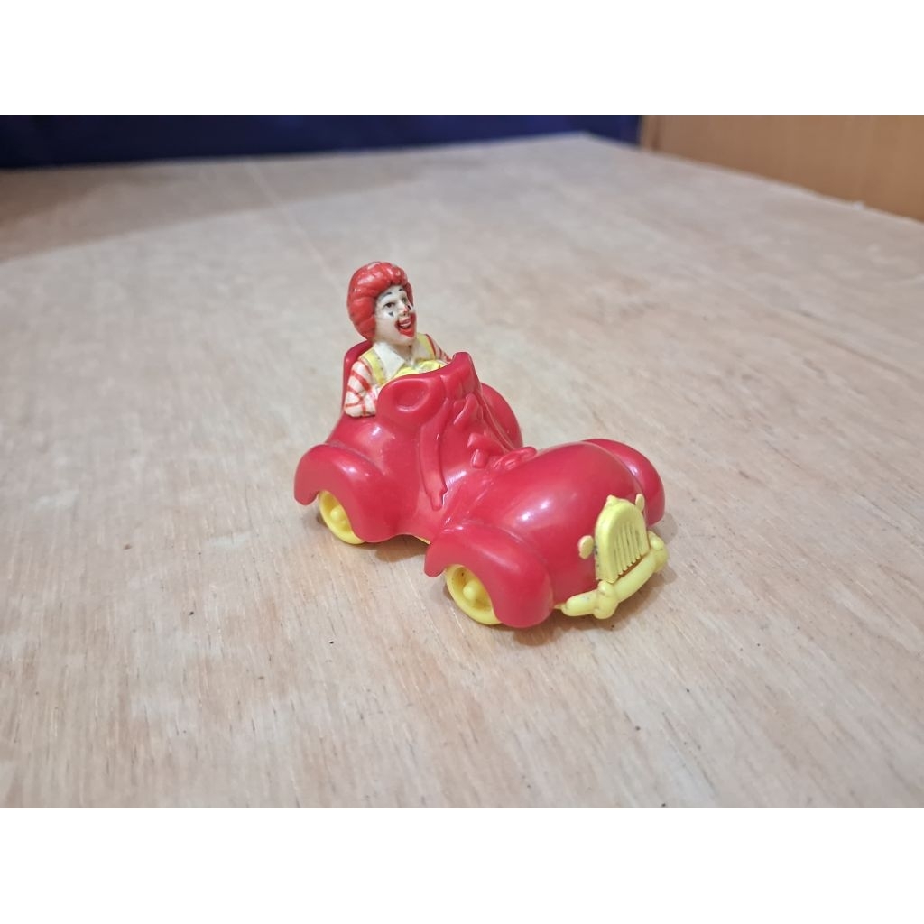 Diecast Vintage Mainan Maskot Mcd Ronald Tahun 1993 Jadul Happy Meal Car Toys Maskot Mcd Kuno