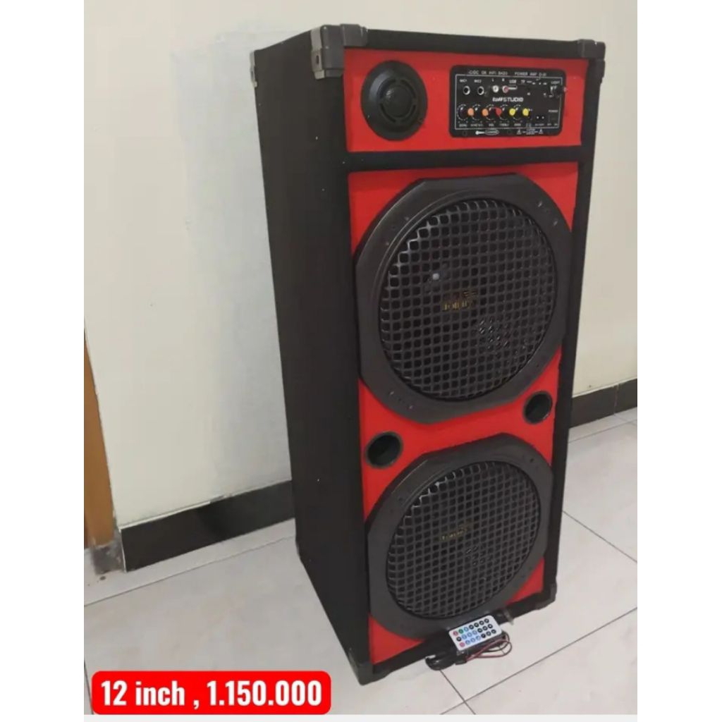 (Promo) speaker aktif 12inch double speaker murahberkualitas