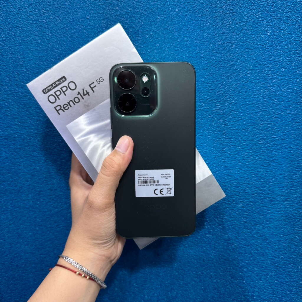 Oppo Reno 14F 5g 8/256gb Second bekas pakai fullset ori