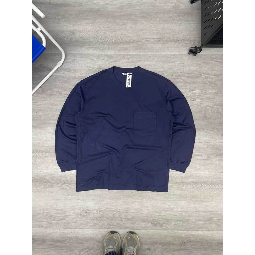 Uniqlo U Navy Longsleeve Tee