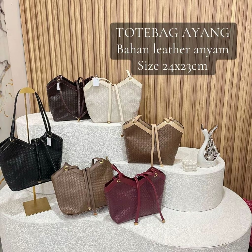 BRANDED Totebag Ayang 24x23cm Kekinian Wanita