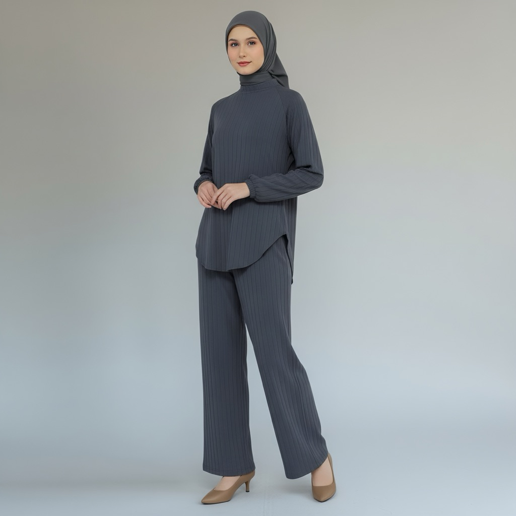 Ghaisanboutique | Ziana One Set Knit | Set Hornet Knit  Atasan Wanita Kekinian One Set Knit Premium