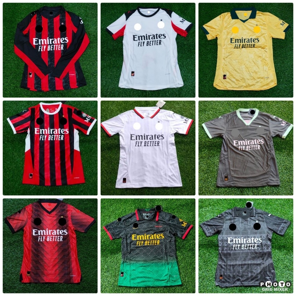 PLAYER ISSUE MILAANNN HOME AWAY 3RD 4TH GK OFFWHITE KIPER JERSEY BAJU BOLA 2022/2023 2024/2025 2026 