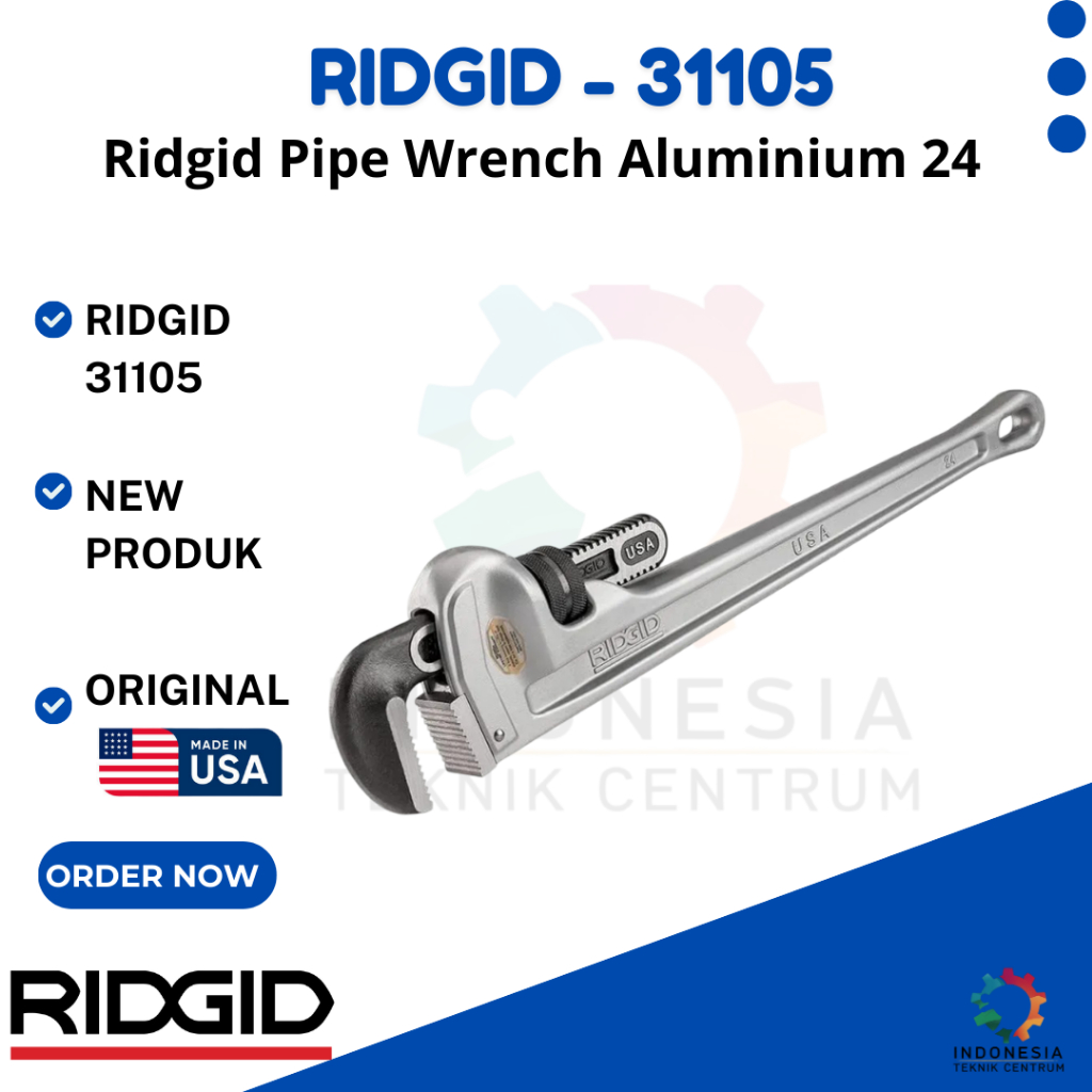 Ridgid Pipe Wrench Aluminium 24"-31105
