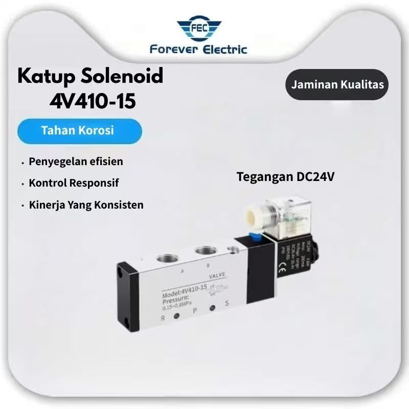 Solenoid Valve 4V410-15 AC220-5V Solenoid 4V410-15 DC24-5V