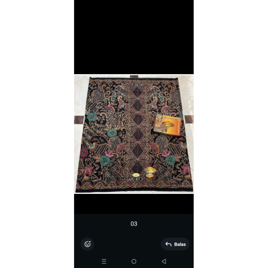 Sarung Abu Rifat ,aburifat batik kembang...