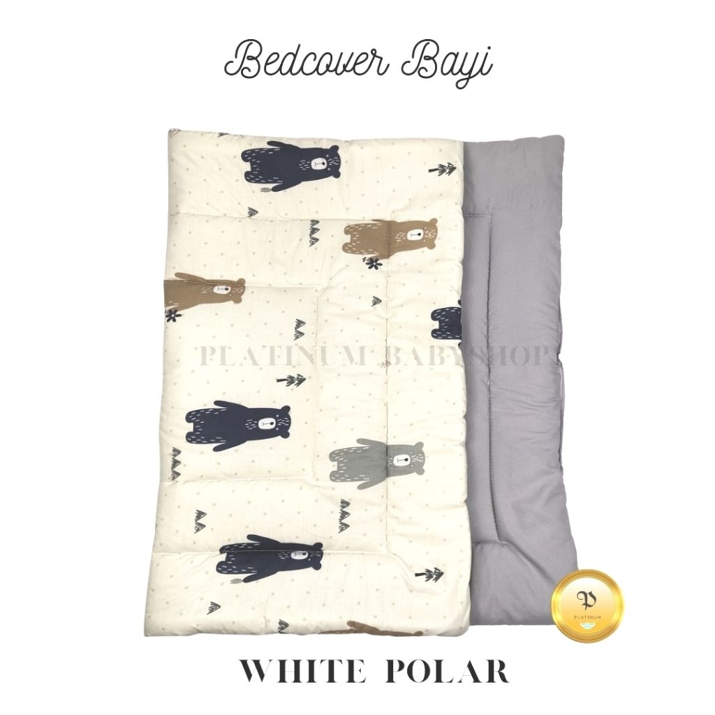 Platinum Baby | Bedcover Bayi Katun CVC UK 95 x 70 cm