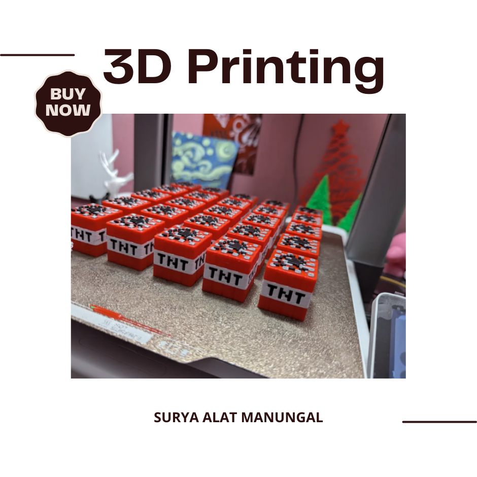 Keychain TNT Minecraft (MINI)