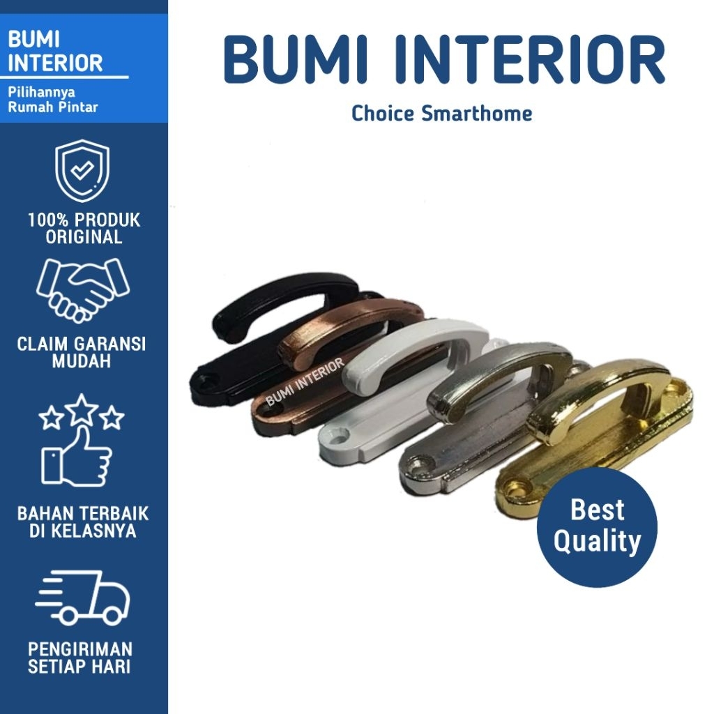 HOOK BESI GORDEN MINIMALIS, KAITAN GORDEN MINIMALIS, PENGAIT TALI GORDEN, CANTOLAN GORDEN ELEGAN, KU