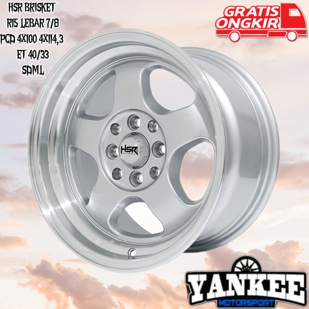 velg hsr wheel brisket r15 celong ring 15 bisa buat agya brio jazz yaris brio avanza ignis freed dll