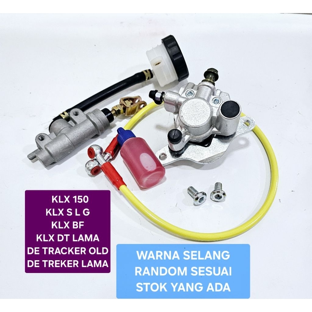KALIPER BELAKANG PALA BABI KLX 150 KLX S L G KLX BF KLX DT LAMA DE TRACKER TREKER LAMA SET KAMPAS BA