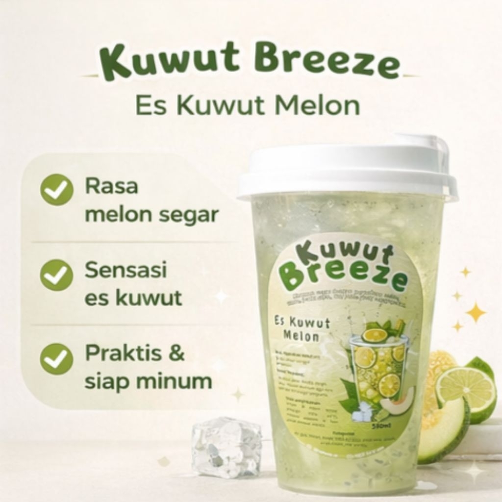 Es Kuwut Melon — Kuwut Breeze 500ml