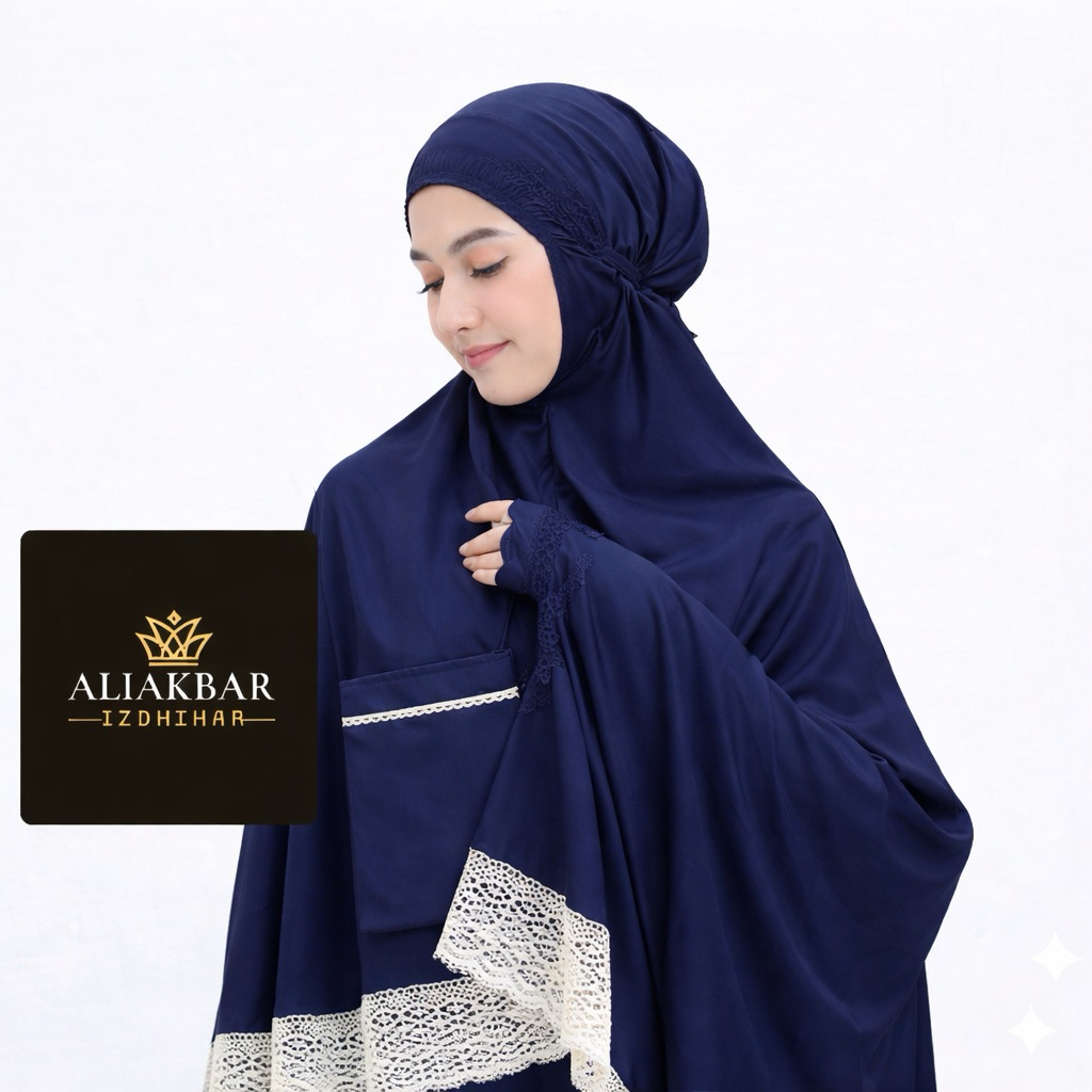 MUKENA TRAVELING MOTIF DEWASA MUKENA KATUN RENDA Besar dan Kecil Bahan Halus Mukena 2 in 1 Resleting