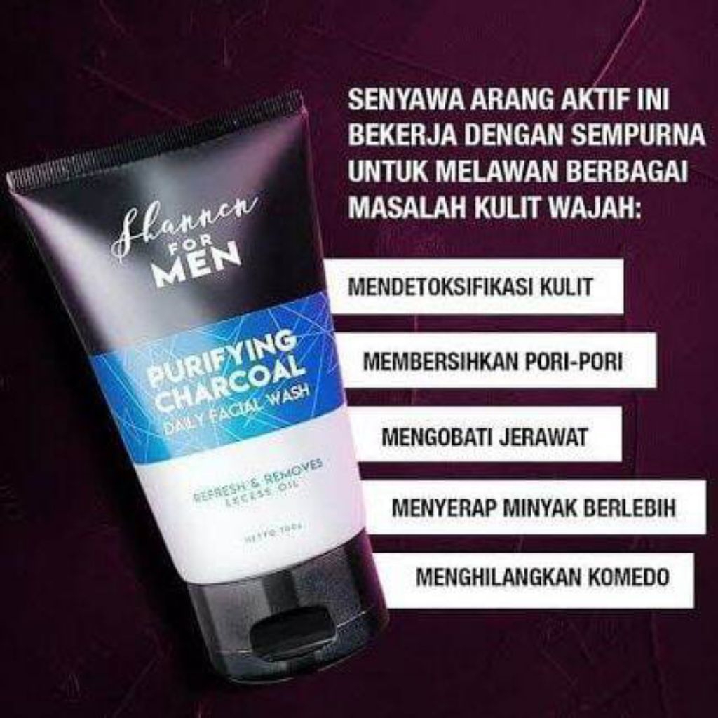 SHANNEN FOR MEN / FACIAL WASH / 100 GR /