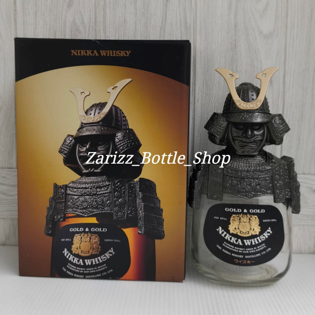 Botol Kosong Nikka Whisky Gold 750ml + Box
