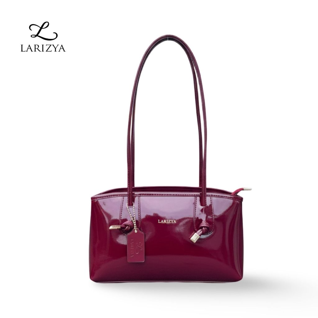 LARIZYA Adele Shoulder Tote Bag Wanita Kulit Pu Leather