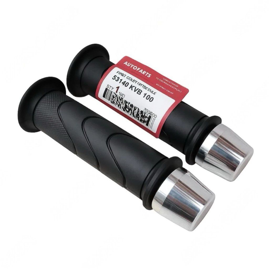 Handgrip Universal Honda set bandul jalu stang chrome model pcx handfat Grip Honda semua motor Beat 