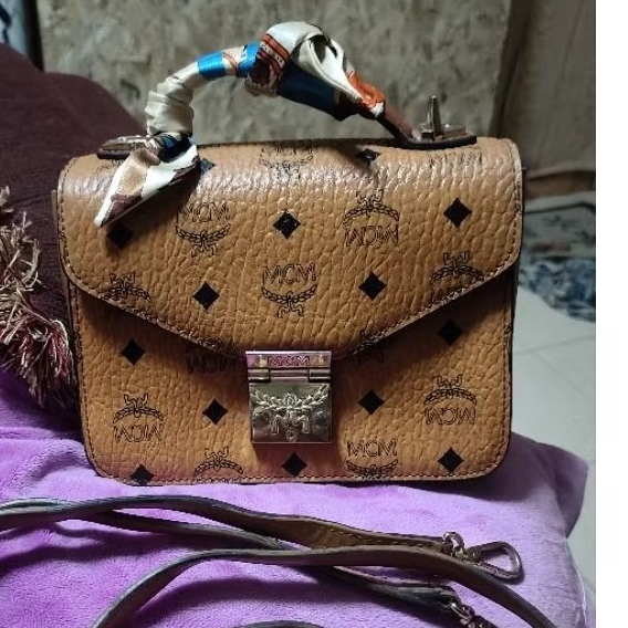 MCM Patricia Visetos sling bag