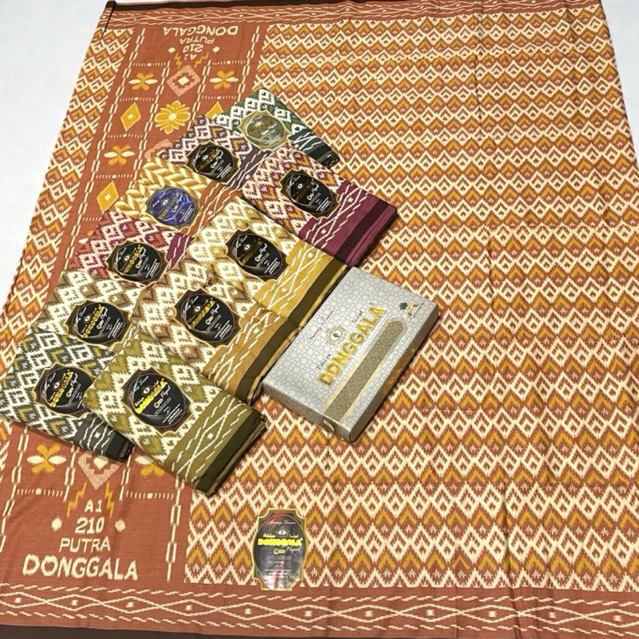 Sarung Goyor Donggala Putra Motif Kawung Original | Sarung Dewasa Murah Berkualitas