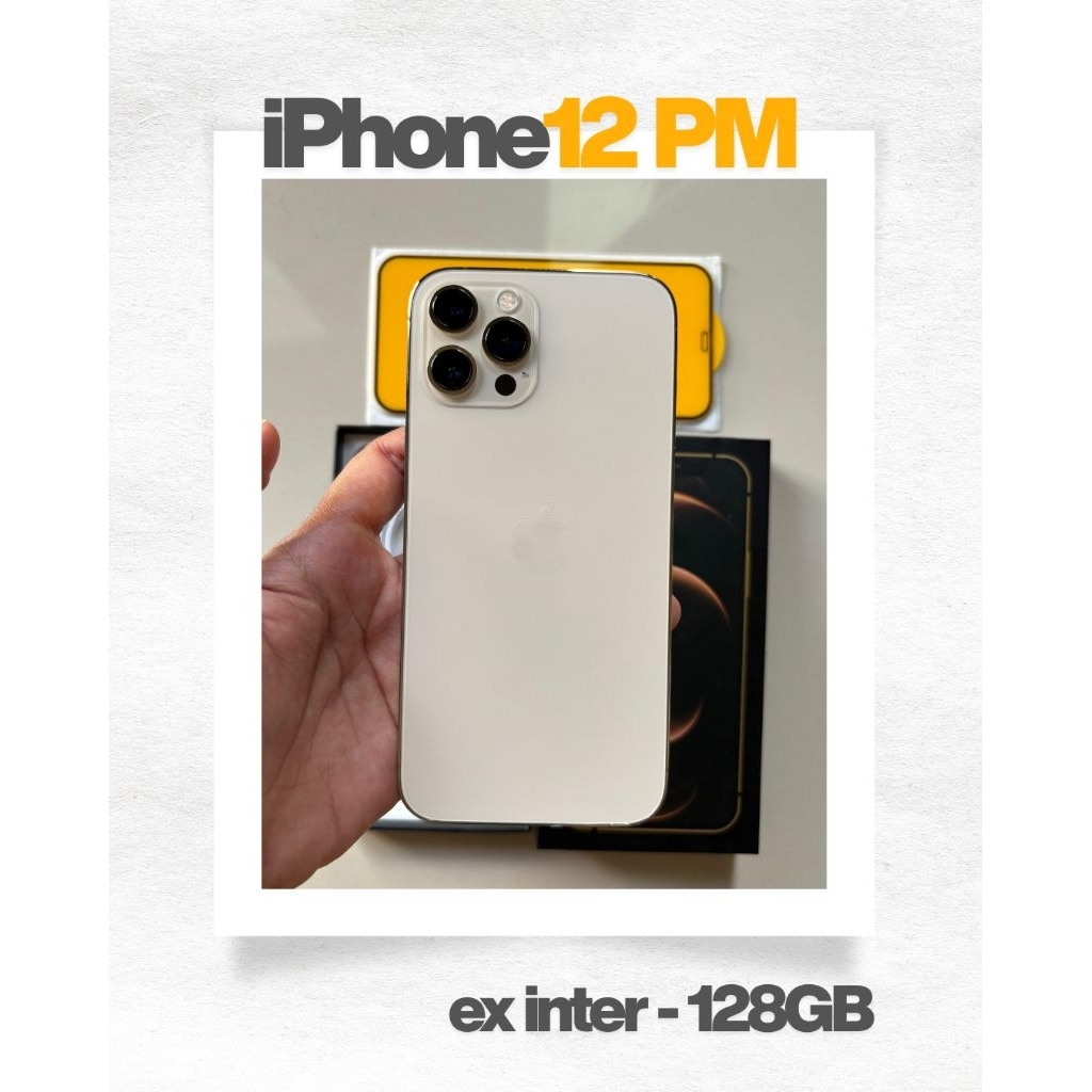 iPhone 12 Pro Max 128GB - Second Inter Original Apple Fullset