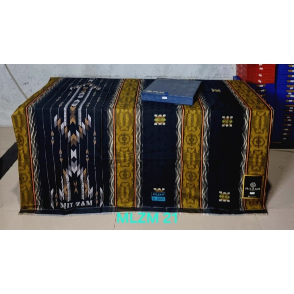 Sarung MILZAM motif kembang mewah new original