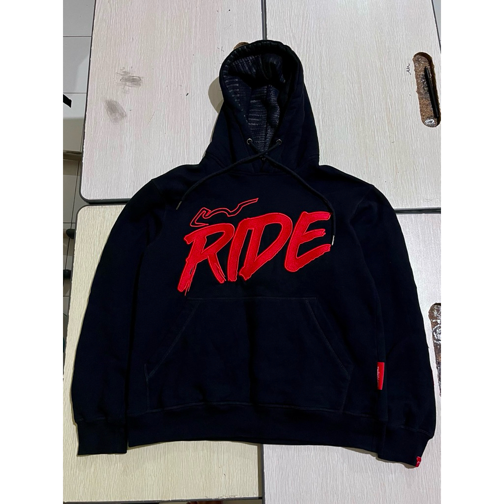 Hoodie Ride Premium Embroidery 300gsm