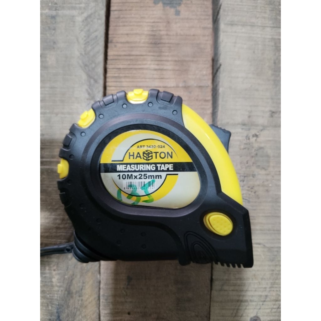 Meteran Tukang 10 Meter / Measuring Tape Merek Haston