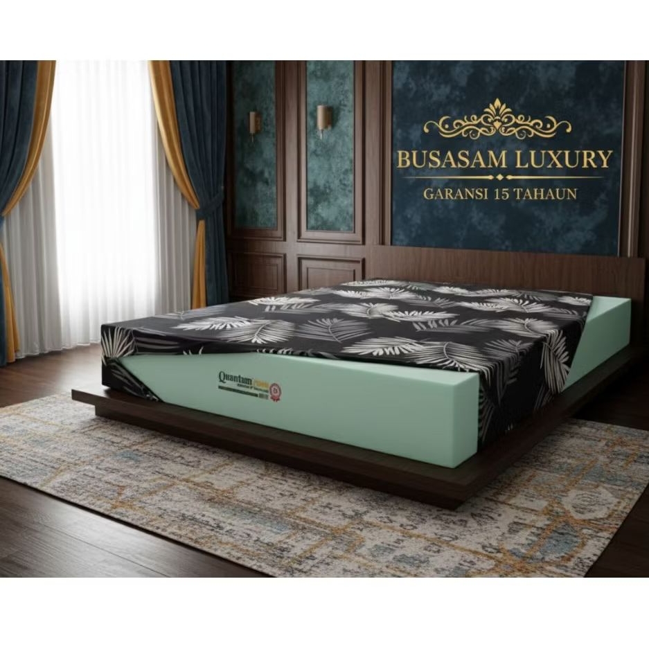 KASUR BUSA QUANTUM D22 TEBAL 20CM GARANSI 15 TAHUN KASUR BUSA SPON KASUR LANTAI KASUR BAYI SPRINGBED