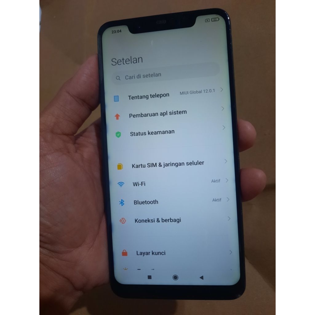 Lcd redmi note 6 pro ori minus murah