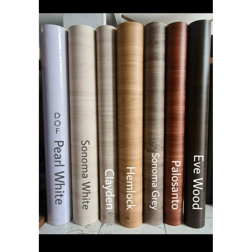 Kertasive CLAYDEN Pelapis Kayu Deco PVC Sheet Stiker Motif Kayu