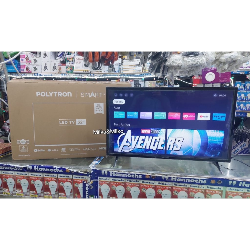TV Politron Smart TV LED 32 inci HD