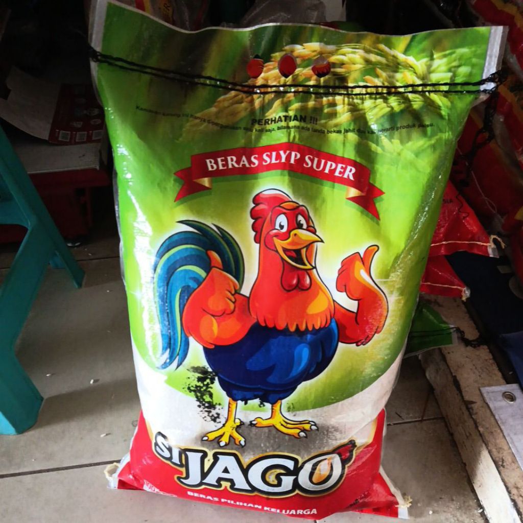 Beras Cap Si Jago Ayam 10kg Pontianak