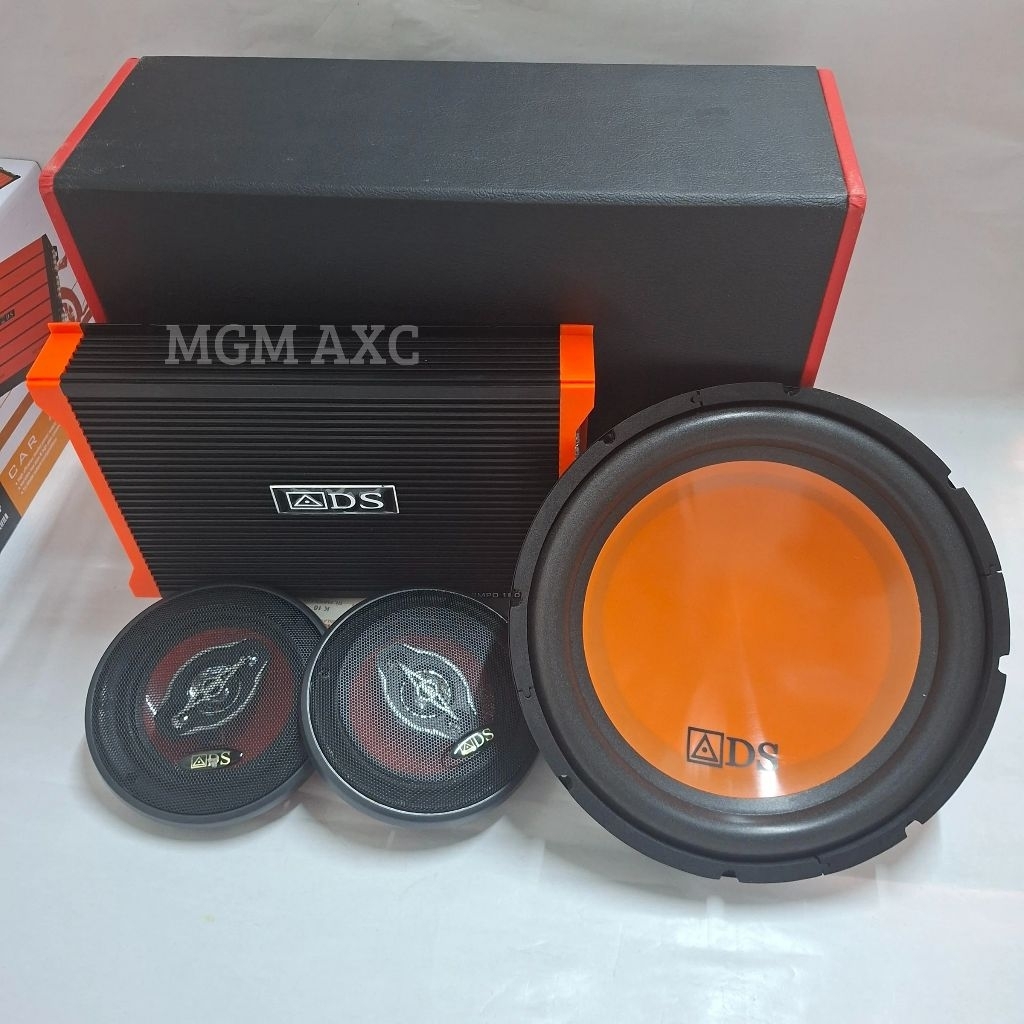 Paket Audio Power 4ch+ Subwoofer 12 inch + Speaker + Box 12 inch