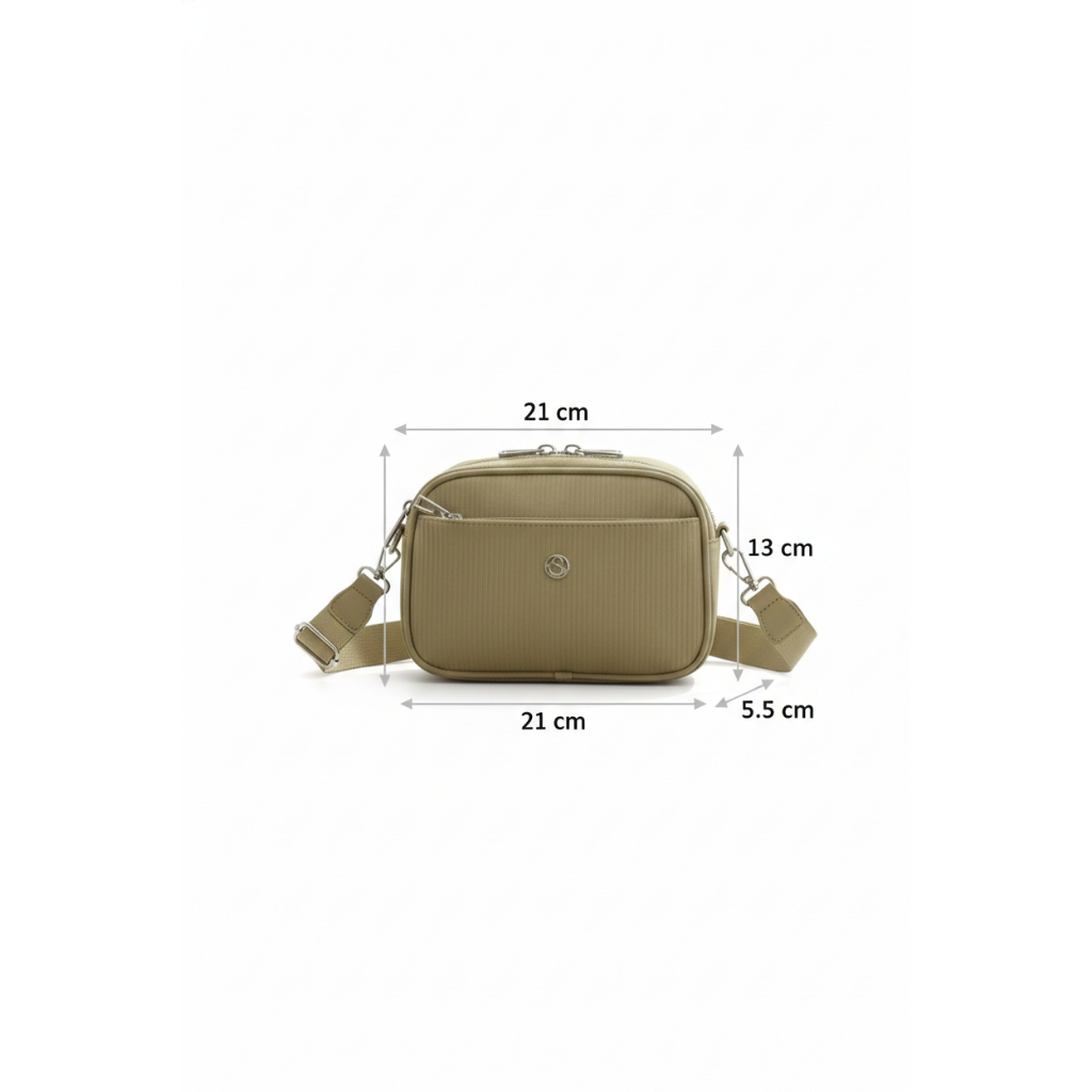 [MAEVE] SIGHMON - Tas Selempang Dompet Wanita FREE GANTUNGAN Crossbody Bag