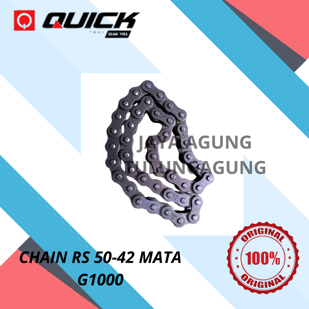 QUICK CHAIN RS 50-42 G1000/ RANTAI (S) RS 50-42 MATA QUICK G1000 / RANTAI TRAKTOR QUICK RS 50-42 MAT