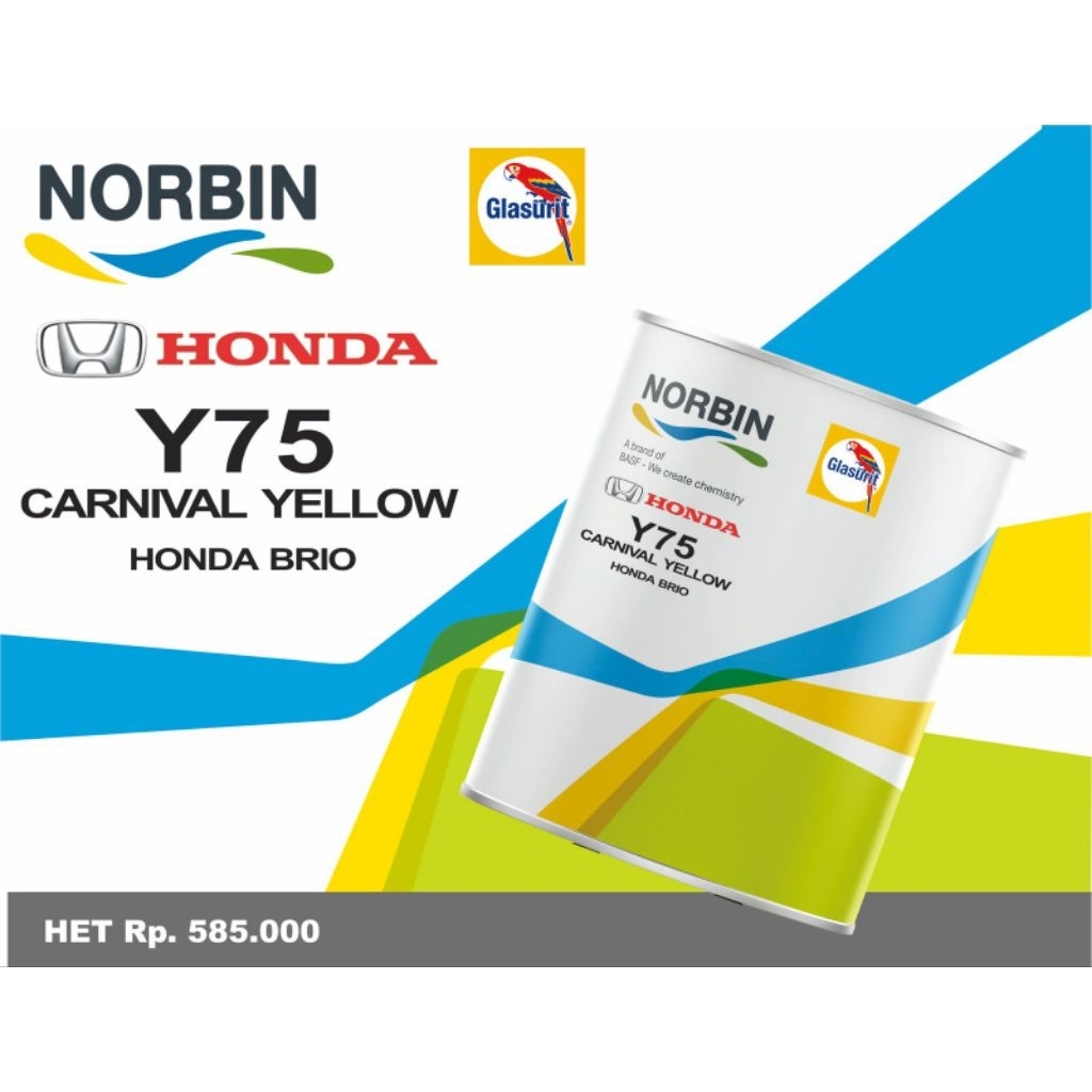 READY MIX HONDA BRIO Y75 CARNIVAL YELLOW
