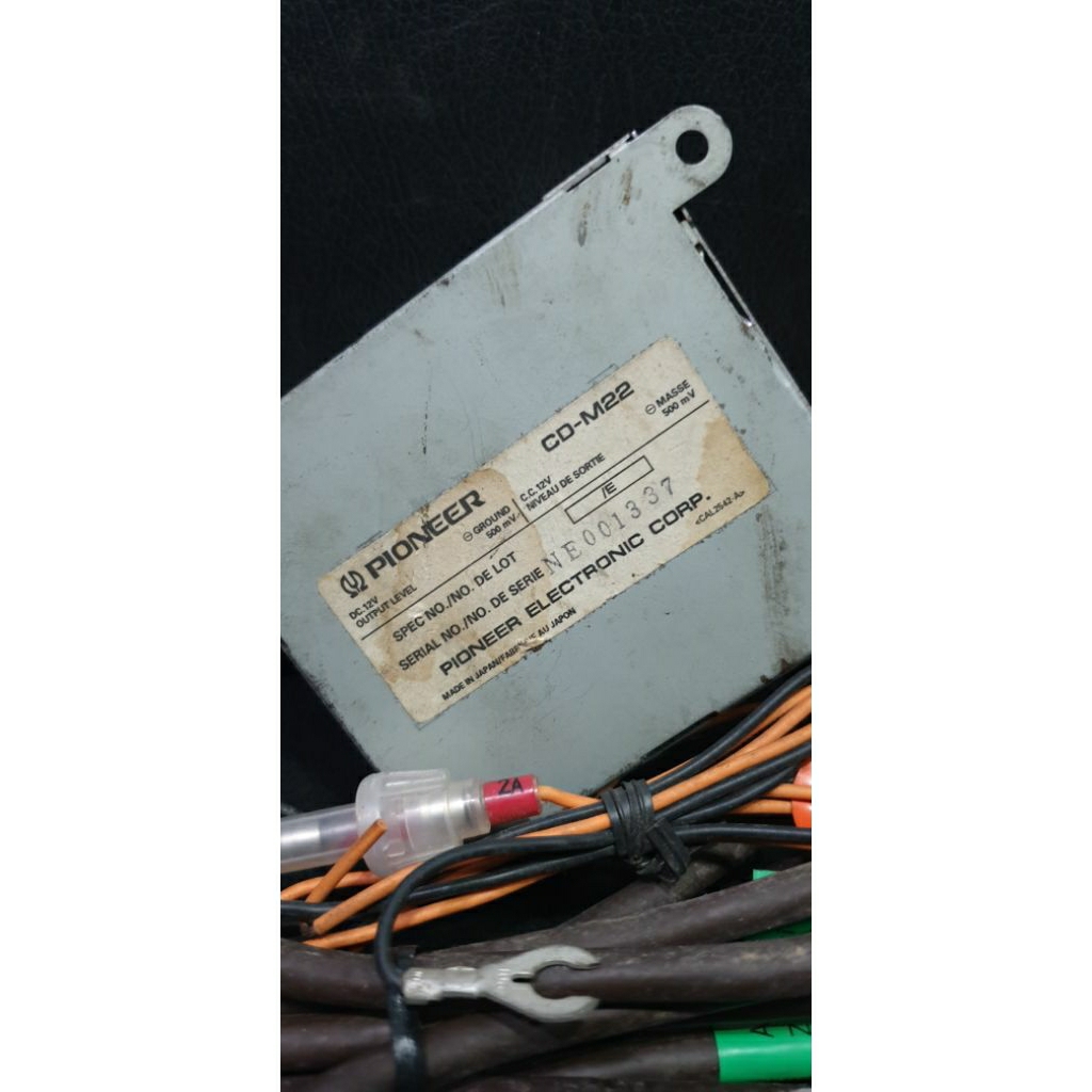 Multi CD changer Box Pioneer CD-M22 audio mobil jadul